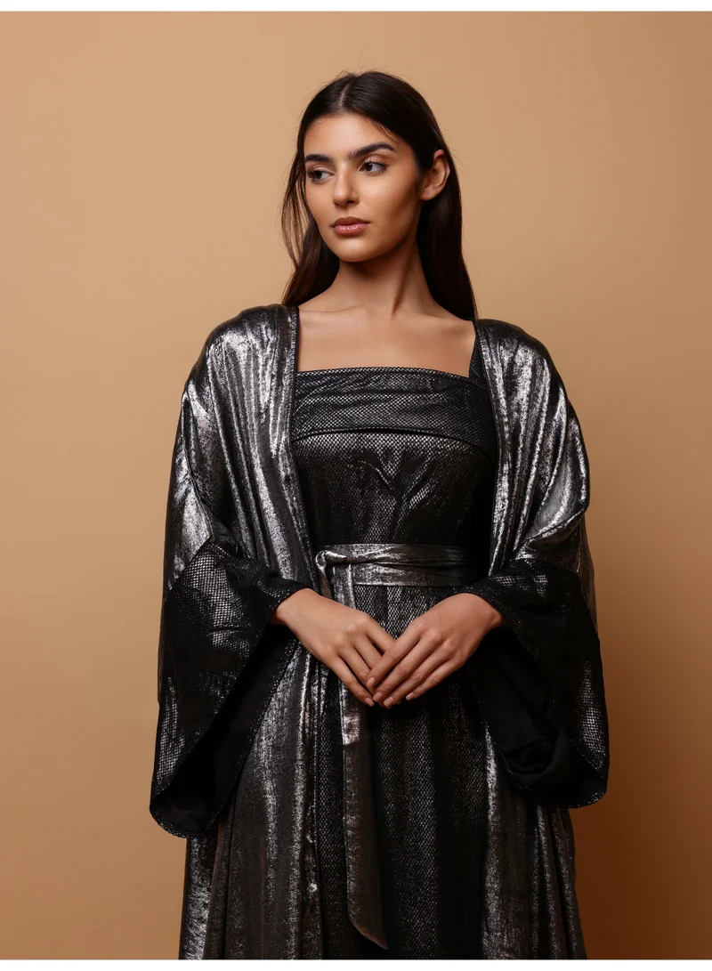 اكسا جلابية دلال إيكسكا رمادي